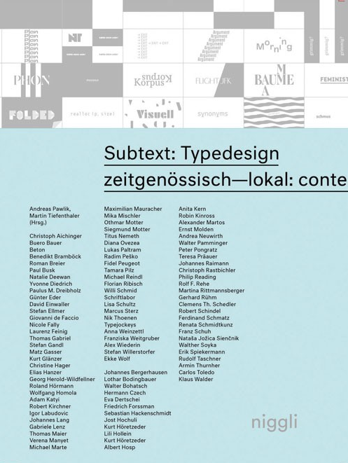 Subtext: Typedesign - designforum Österreich